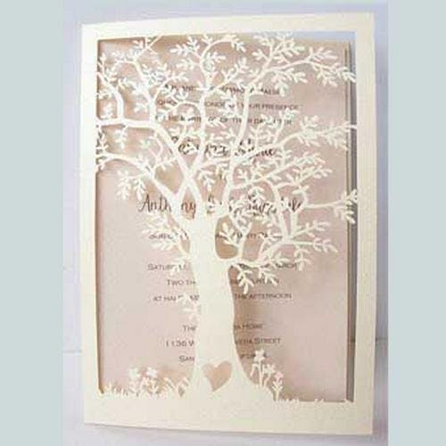 laser cut wedding card 14by Weddingcard center